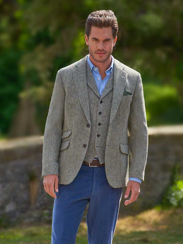 Harris Tweed Sakko “London“ In Multigreen – Bild 2