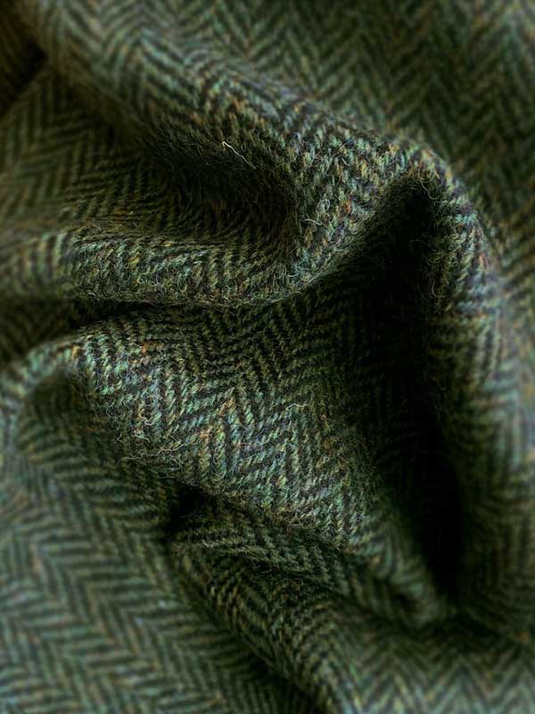 Harris Tweed Weste “Wales“ In Green Island Herringbone – Bild 4