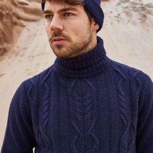 Alan Paine, Kabeltrui, Roll Neck Jumper – Updated Fit
